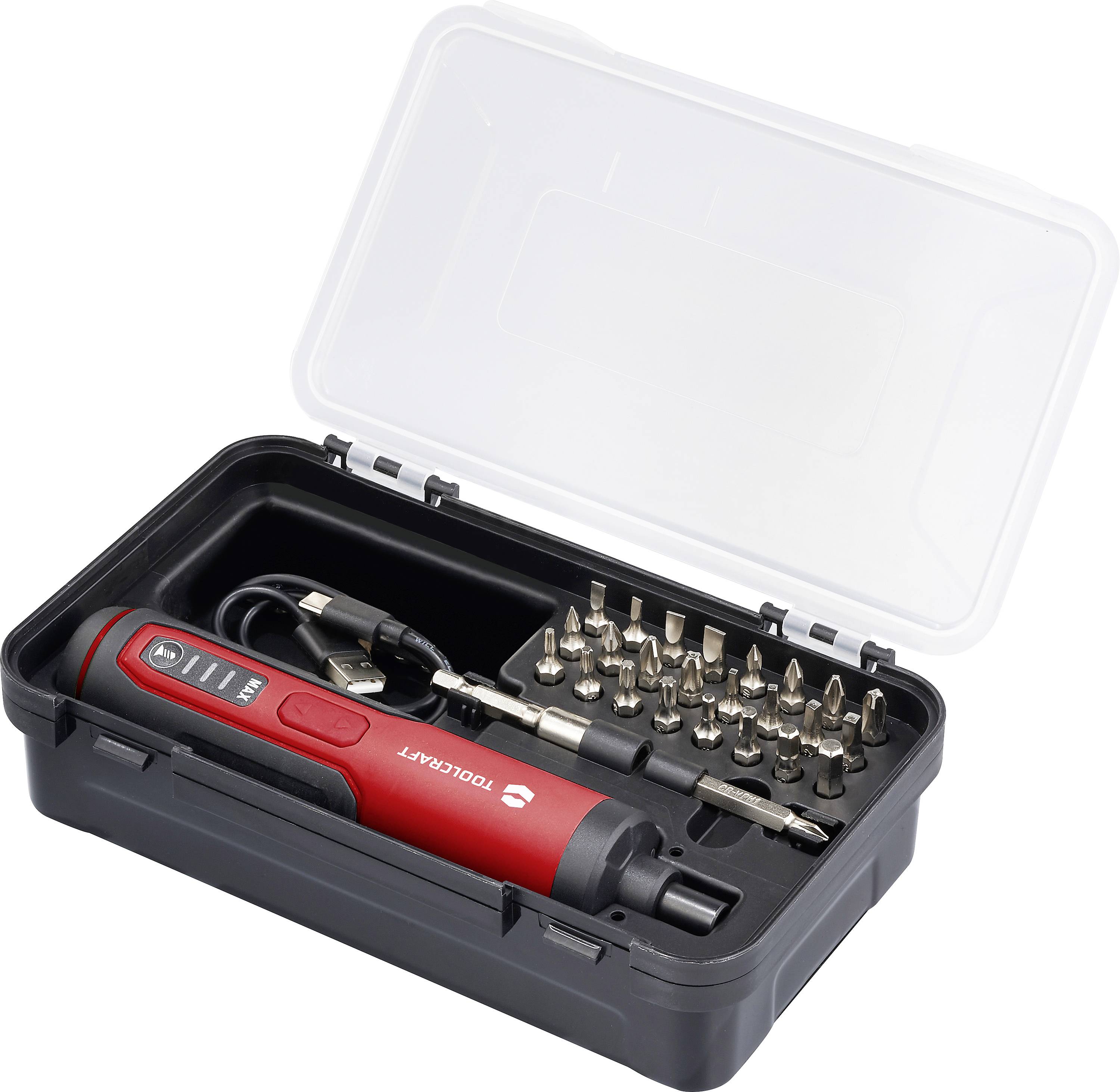 TOOLCRAFT TO-9616470 Akkus rúdcsavarozó 3.6 V 1500 mAh Lítiumion Hordtáskával