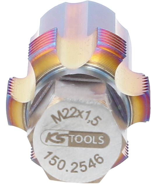 KS Tools 150.2546 150.2546 Menet utánvágó Metrikus M22 x 1.5 Speciális szerszámacél 1 db