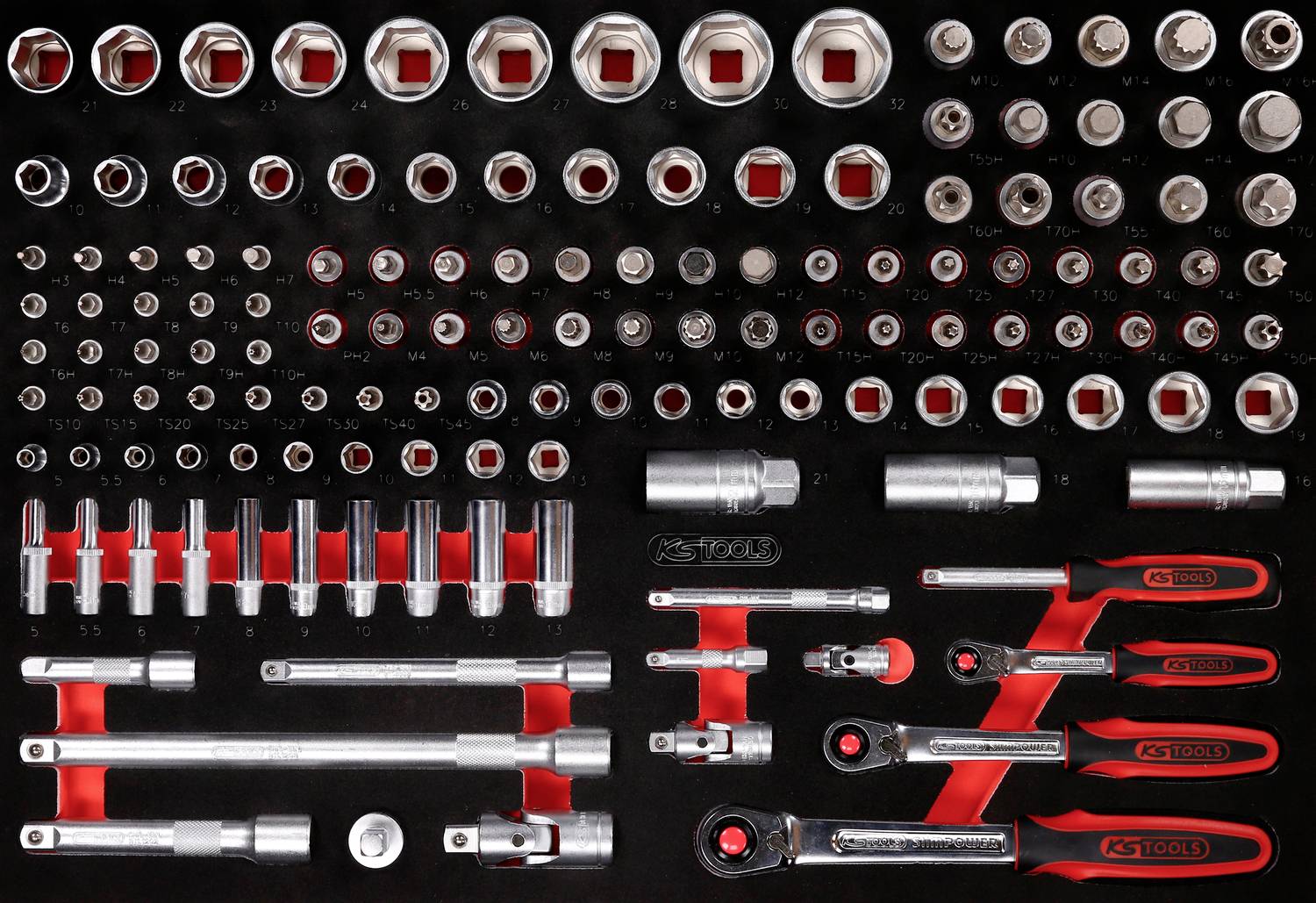KS Tools 811.0139 Dugókulcs készlet 811.0139