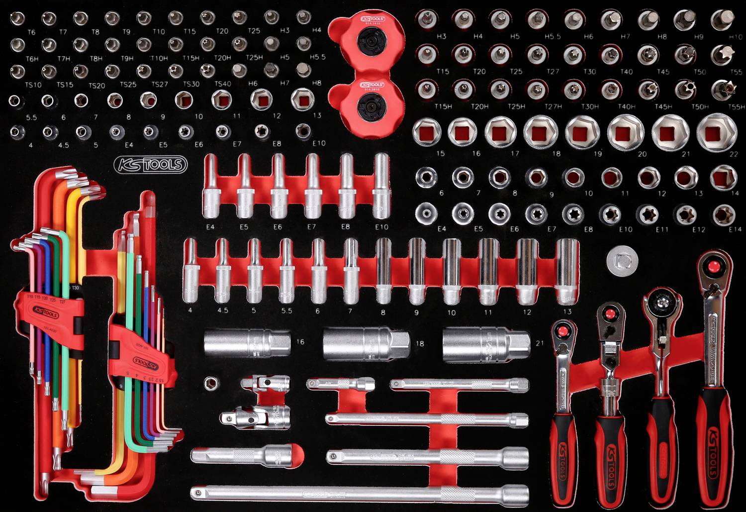 KS Tools 811.0156 Dugókulcs készlet 811.0156