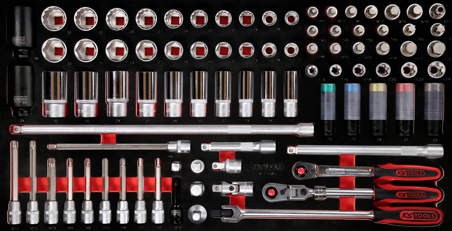 KS Tools 813.0085 Dugókulcs készlet 813.0085