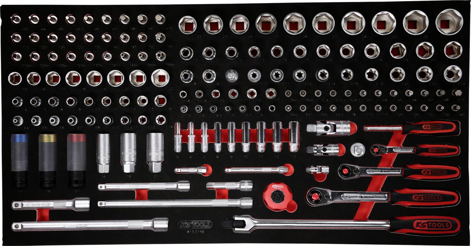 KS Tools 813.0156 Dugókulcs készlet 813.0156