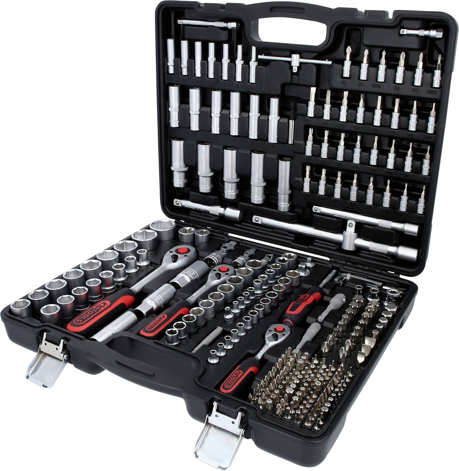KS Tools 917.0255 Dugókulcs készlet 1/4, 3/8, 1/2 917.0255