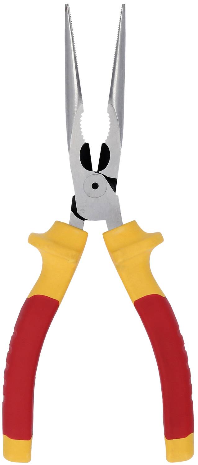 KS Tools 117.5421 Lapos kerek csőrű fogó Egyenes Szerszámacél 210 mm