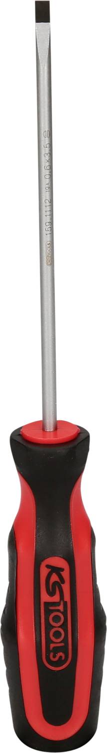 KS Tools 159.1112 Egyenes pengéjű csavarhúzó Pengeszélesség: 3.5 mm DIN 5265