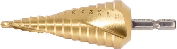 KS Tools 330.2347 3302347 HSS TIN Fokozatfúró Teljes hossz 100 mm TiN DIN 1412 C 1 db