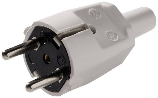 Martin Kaiser 520/gr Védőérintkezős dugó PVC  250 V Szürke IP20