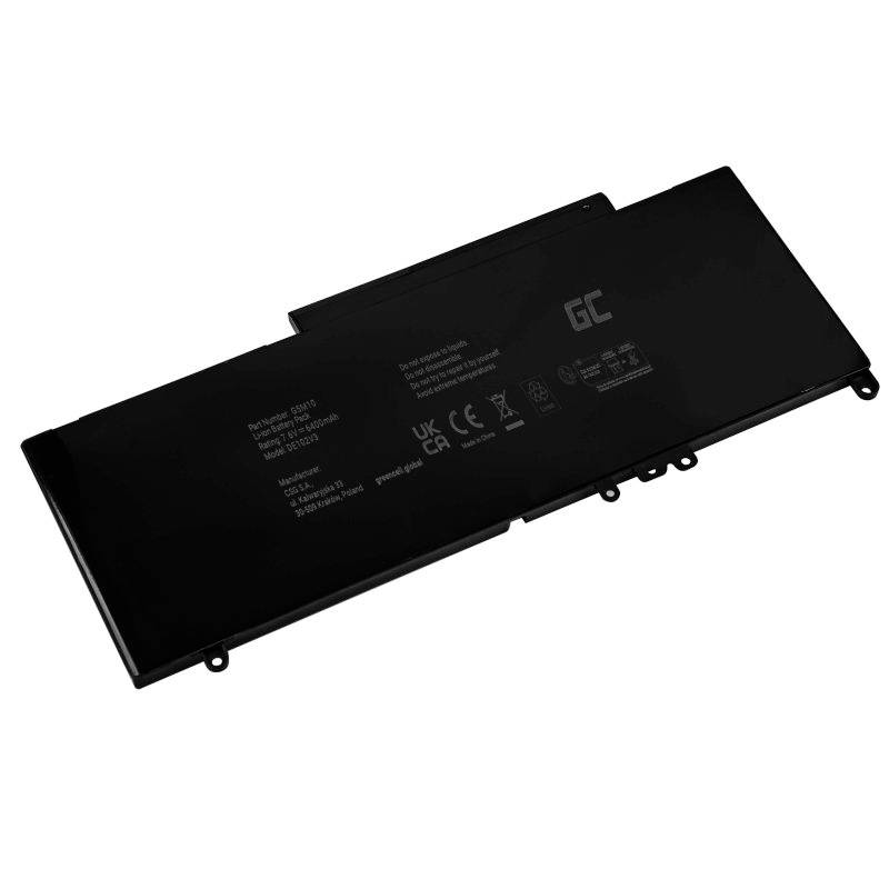 Green Cell Notebook akku GC-DE102V3 7.6 V 6200 mAh Dell