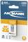 Ansmann AAA-akkumulátor, Ni-MH, 1,2 V, 1000 mAh, alkalmas játékokhoz, 2 év garancia, akár 1500 töltési ciklus.