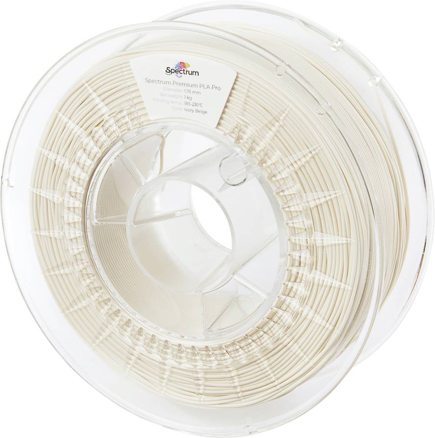 Spectrum Filaments 80421 PLA Pro Filament PLA Pro résiste aux chocs 1.75 mm 1000 g ivory beige, beige 1 pc(s)