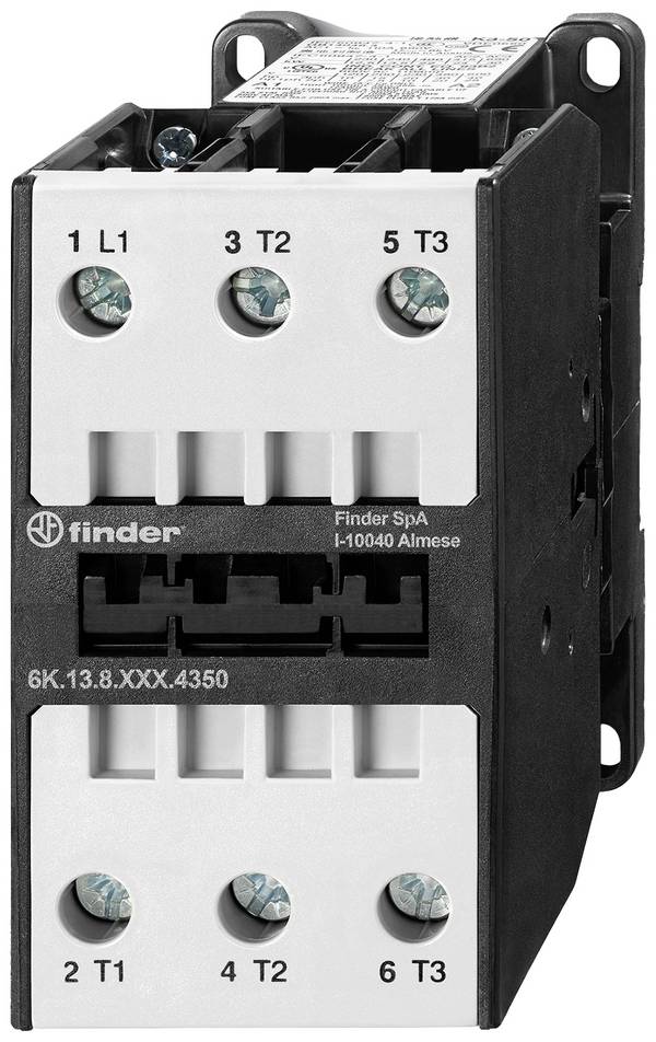 Finder 6K.13.8.230.4350 Ipari relé  3 záró 22 kW 230 V/AC 50 A  Alkalmas a következő márkához (relé): Finder darab 1 db