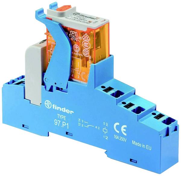Finder 4C.P1.9.012.0050 Csatoló relé 12 V/DC 10 A 1 váltó 1 db
