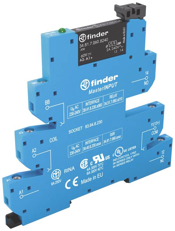 Finder 39.40.8.230.9024 Csatoló relé 1 db