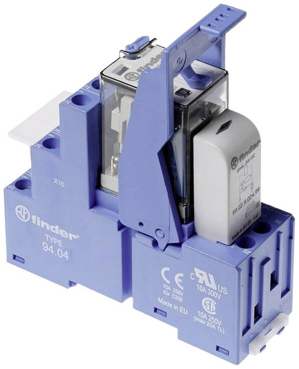 Finder 58.34.9.220.0050 Csatoló relé 220 V/DC 7 A 4 váltó önálló 1 db