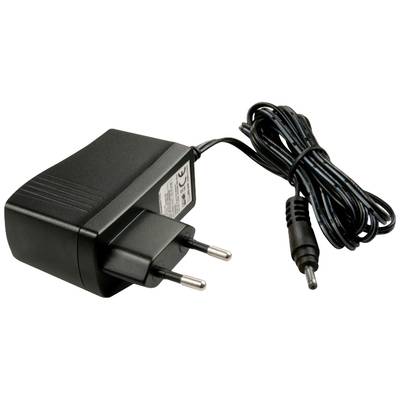 Fekete hálózati adapter EU-csatlakozóval és hosszú kábellel, elektronikus eszközök töltésére alkalmas.