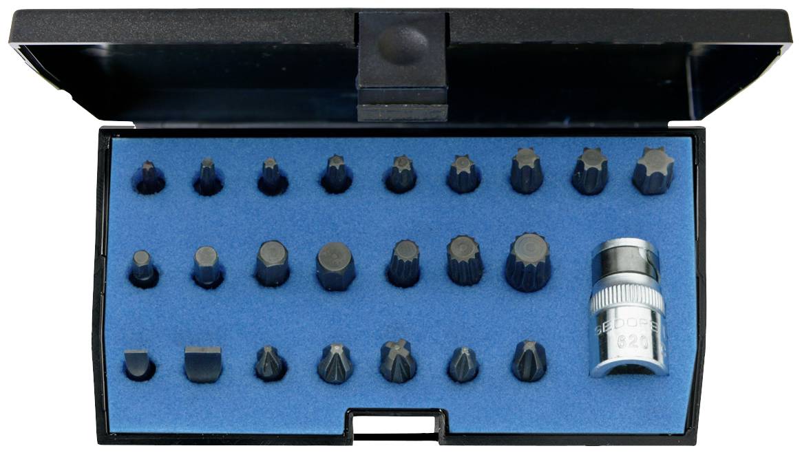 Gedore 1815695 620-024 Bit-Box 24 részes 1/4 (6.3 mm)