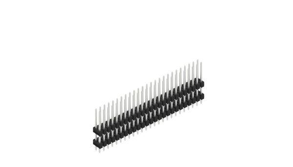 Fischer Elektronik Tűsor (standard) Sorok száma: 2  10051386 10 db