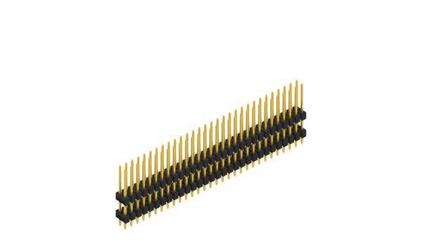 Fischer Elektronik Tűsor (standard) Sorok száma: 2  SL1409760G 10 db