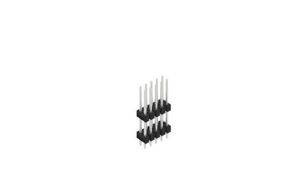 Fischer Elektronik Tűsor (standard) Sorok száma: 2  10051401 10 db