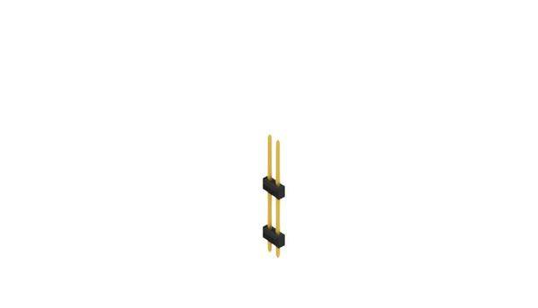 Fischer Elektronik Tűsor (standard) Sorok száma: 2  SL141472G 10 db