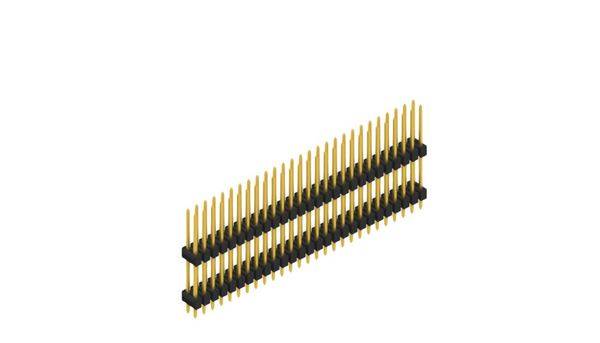 Fischer Elektronik Tűsor (standard) Sorok száma: 2  SL1414754G 10 db