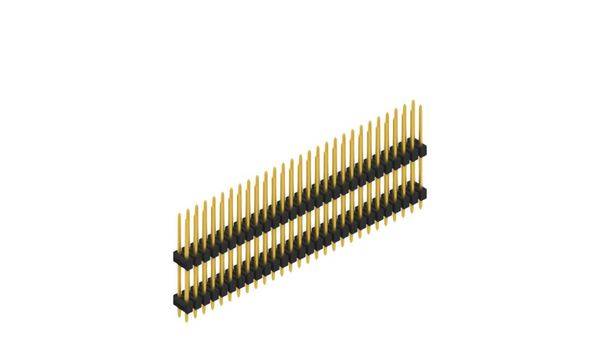 Fischer Elektronik Tűsor (standard) Sorok száma: 2  10148819 10 db