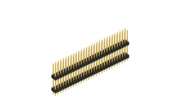 Fischer Elektronik Tűsor (standard) Sorok száma: 2 SL1414758G 10 db-0
