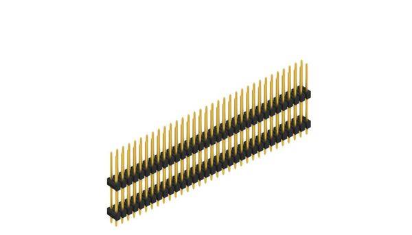 Fischer Elektronik Tűsor (standard) Sorok száma: 2  SL1414766G 10 db
