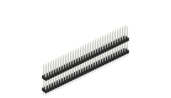Fischer Elektronik Tűsor (standard) Sorok száma: 2  SL1414768Z 10 db
