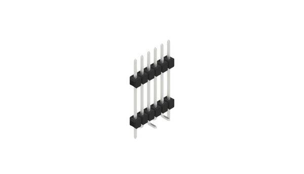 Fischer Elektronik Tűsor (standard) Sorok száma: 1 10051862 10 db-0