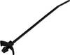 TRU COMPONENTS TC-13030692 TC-WM-100-2.5-UVB-B Kábelkötöző 100 mm 2.5 mm Fekete Pillangózárral, UV stabilizált, Vegyszerállóság 100 db