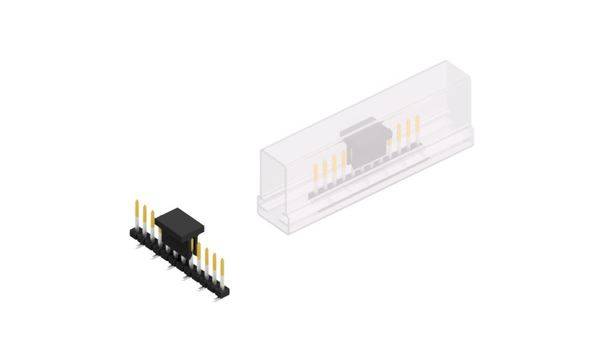 Fischer Elektronik Tűsor (standard) Sorok száma: 1  SLY7SMD06212SBSM 10 db