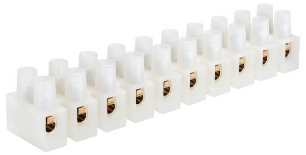 Wieland Electric 29.400.2053.0 Sorkapocs hajlékony: -  merev: -    20 db Fehér