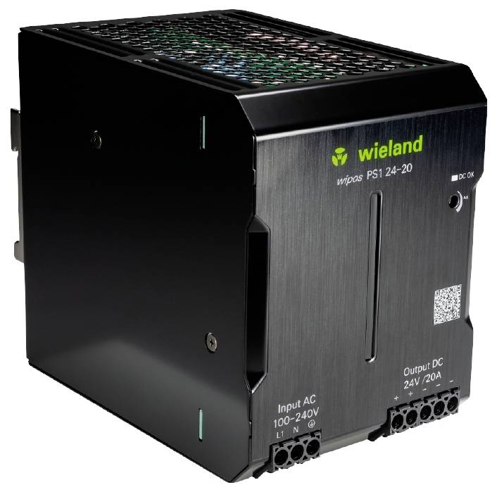 Wieland Electric 81.000.6550.0 Kapcsolóüzemű tápegység 24 V 20 A 480 W Tartalom, tartalmi egységek rendelésenként 1 db