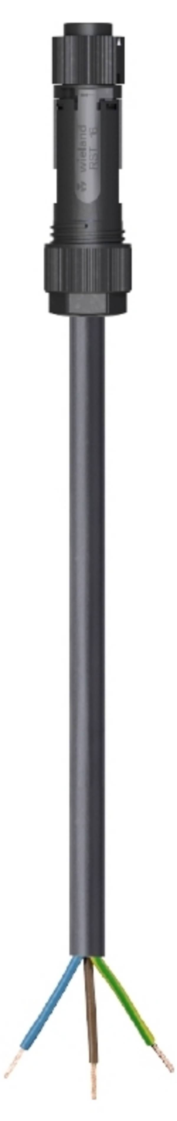 Wieland Electric 46.433.7033.1  Csatlakozóvezeték  Fekete 7 m