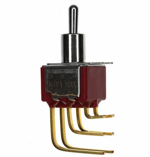 C & K Switches  7211MD9AV2BE  Toggle Switch 7000 Series    20 V/AC, 20 V/DC    2 x BE/BE/BE      1 db  ömlesztett