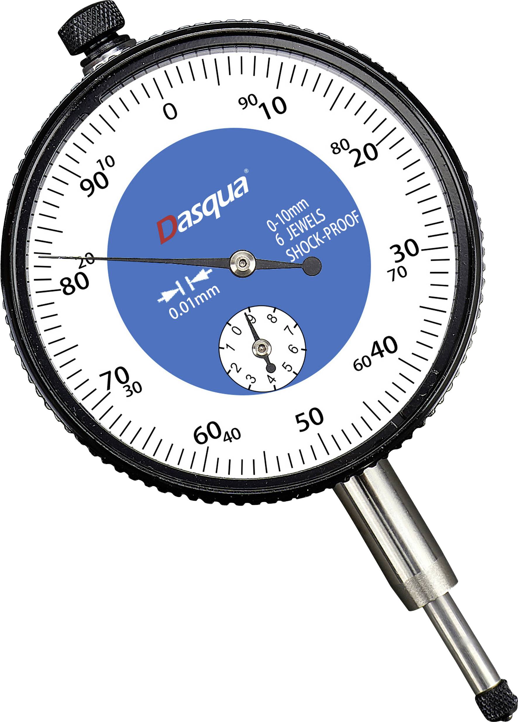 Dasqua 5121-1105 Ütésálló mérőóra Referenciamérettel 10 mm