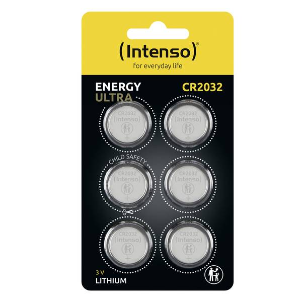 Intenso Gombelem CR 2032 3 V 6 db 220 mAh Lítium 7502436