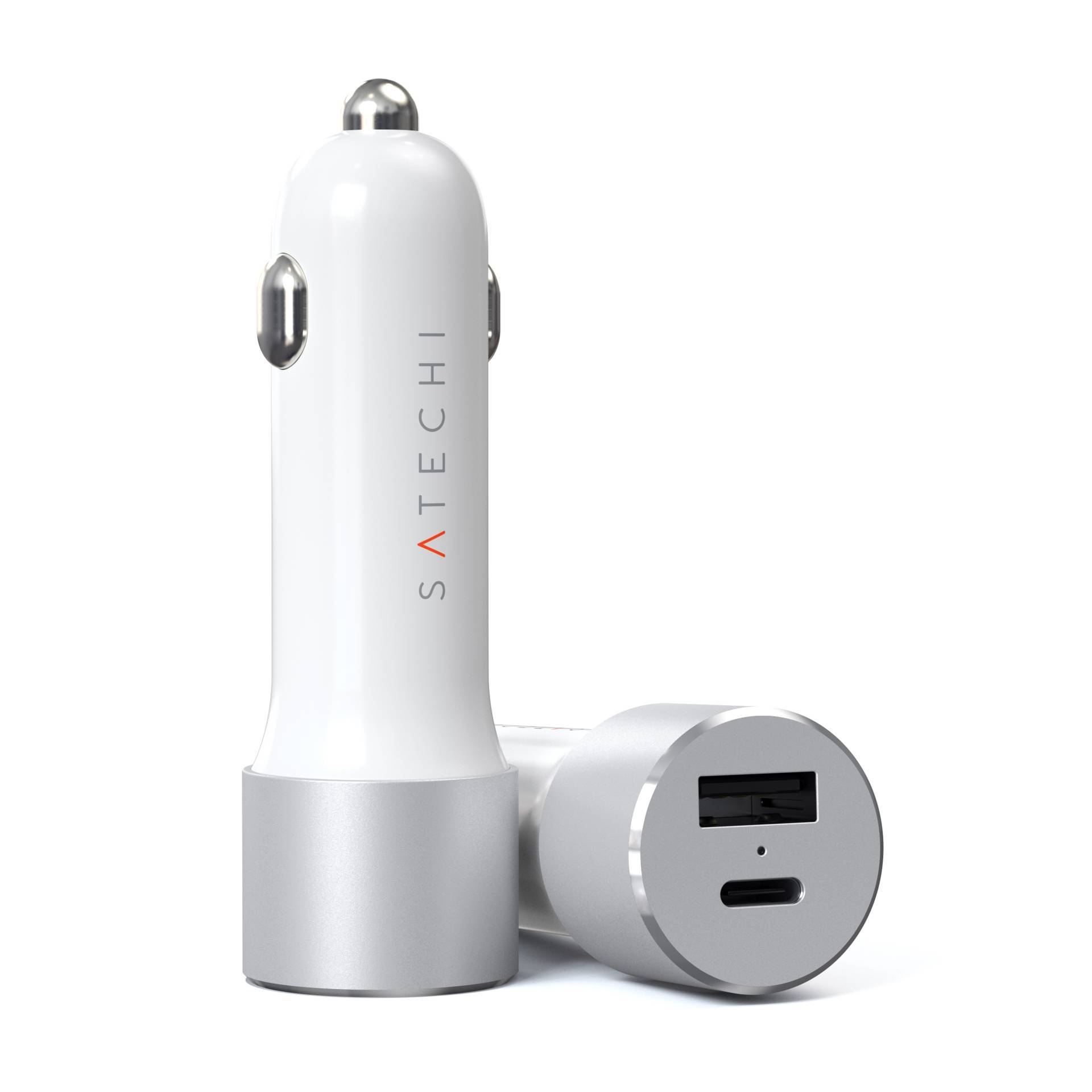 Satechi ST-TCPDCCS Töltőadapter 72 W 1x USB-A, 1x USB-C® Ezüst Beltér