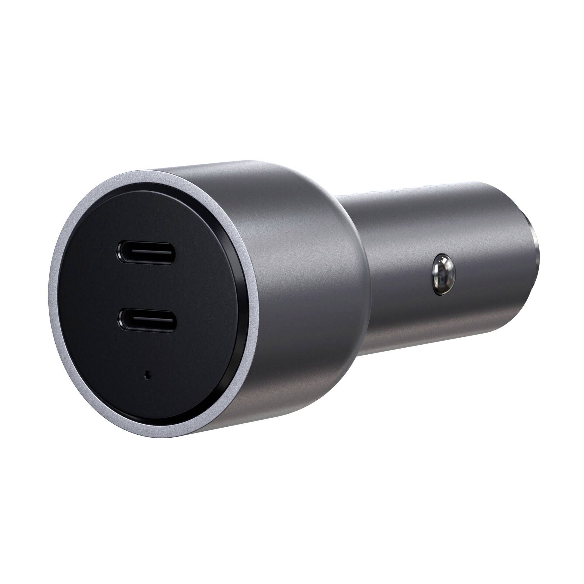 Satechi ST-U2C40CCM Töltőadapter 40 W 2x USB-C® Ezüst Személygépkocsi