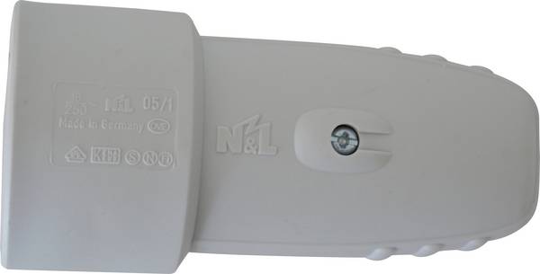 N & L 26718 Védőérintkezős alj Gumi  230 V Szürke IP20