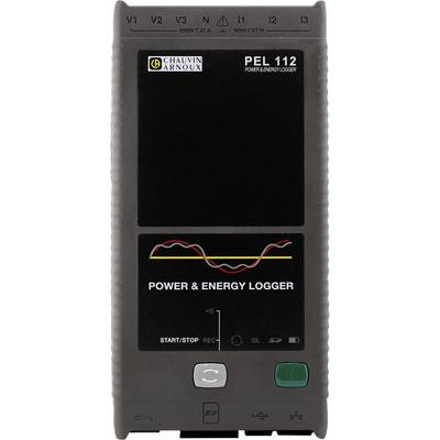 Chauvin Arnoux PEL 112 Energia- és Teljesítményrögzítő eszköz digitális kijelzővel. Grafikus ábrázolással és LED-ekkel mutatja az energiafogyasztást.