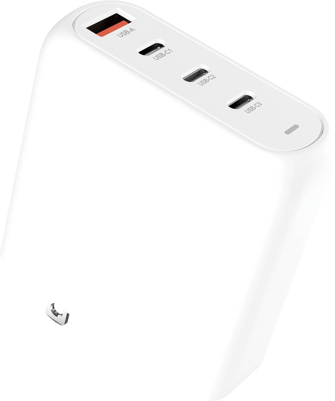 Creative 100W GaN USB-s töltőkészülék 100 W 1x USB-A, 3x USB-C® Power Delivery Fehér Beltér USB Power Delivery (USB-PD), Qualcomm Quick Charge 3.0