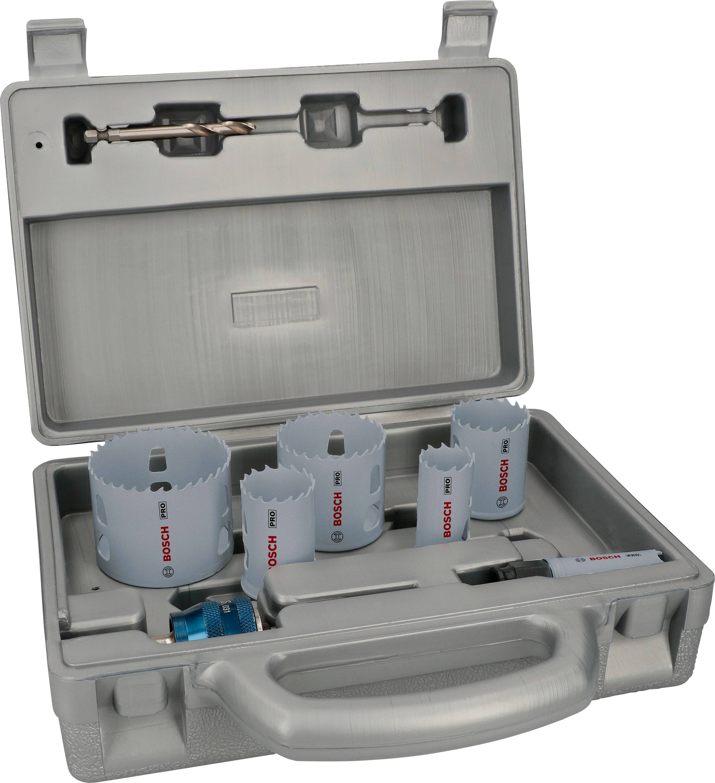 Bosch Accessories 2608594436 2608594436 Lyukfűrész készlet 22 mm, 29 mm, 35 mm, 44 mm, 51 mm, 64 mm 1 db