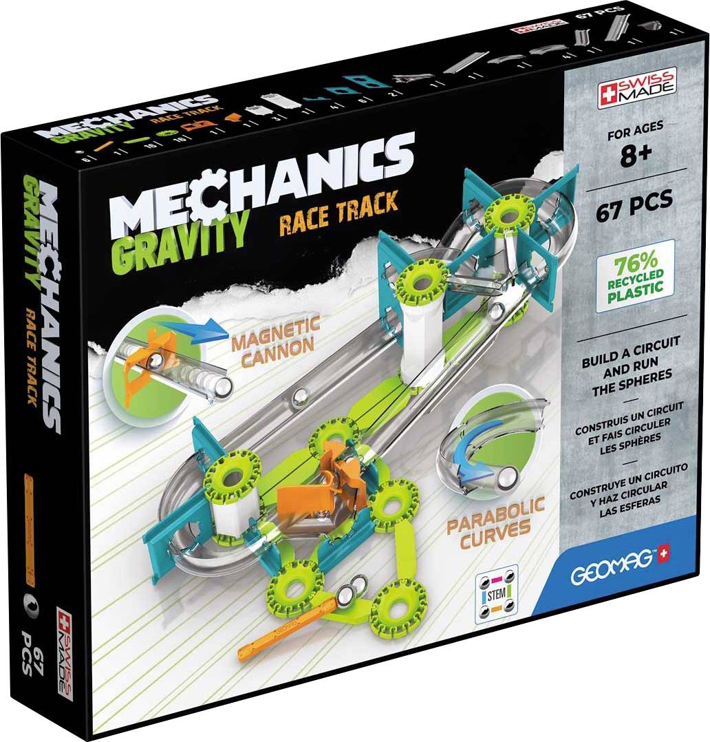 Geomag Mechanics Gravity Építőelem készlet Constructor Építőelemek száma: 67 Korosztály: 7 éves kortól csomag
