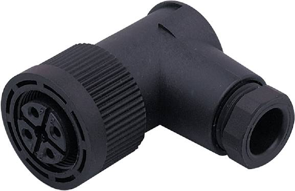 ifm Electronic E1003A Érzékelő-/működtető összekötő, konfekcionálatlan M18 Alj, hajlított Pólusszám: 4 1 db