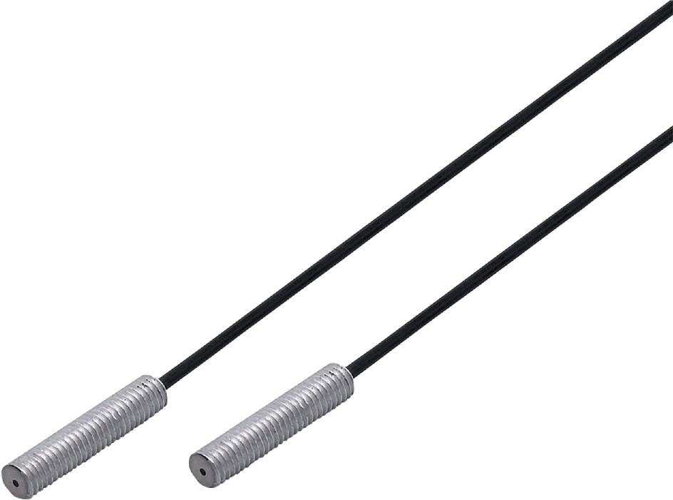Két fekete antenna ezüstös, tollszerű végekkel fehér háttér előtt. Párhuzamosan vannak elrendezve.
