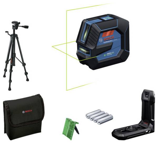 Bosch Professional GLL 20-22 G Vonallézer  Zöld lézer Hatótáv (max.): 20 m
