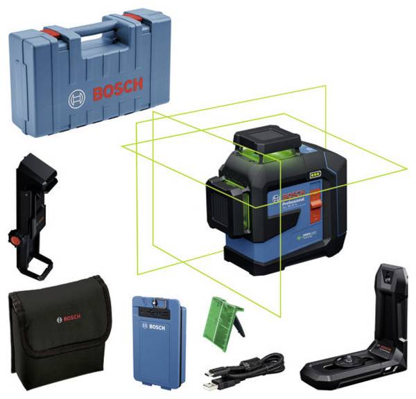 Bosch Professional GLL 80-33 G Vonallézer  Zöld lézer Hatótáv (max.): 80 m