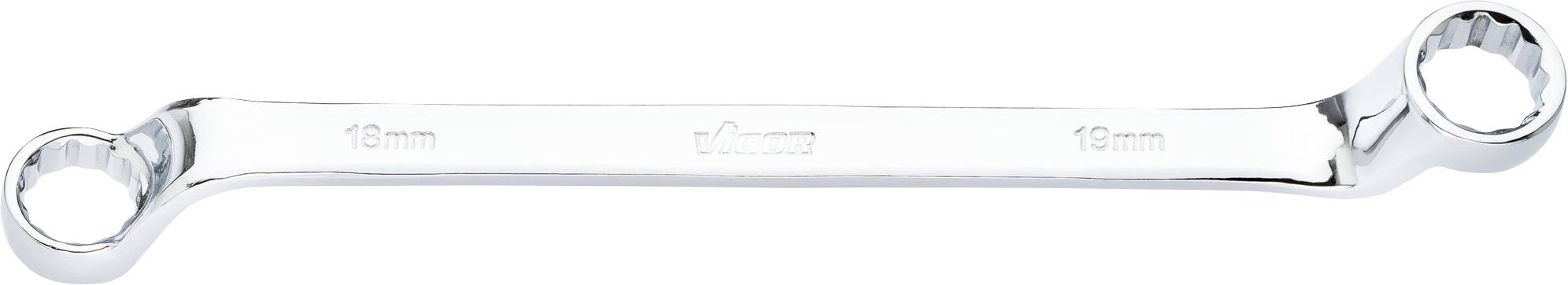Vigor V7750-18X19 Gyűrűskulcs Kulcsszélesség (metrikus) 18 - 19 mm